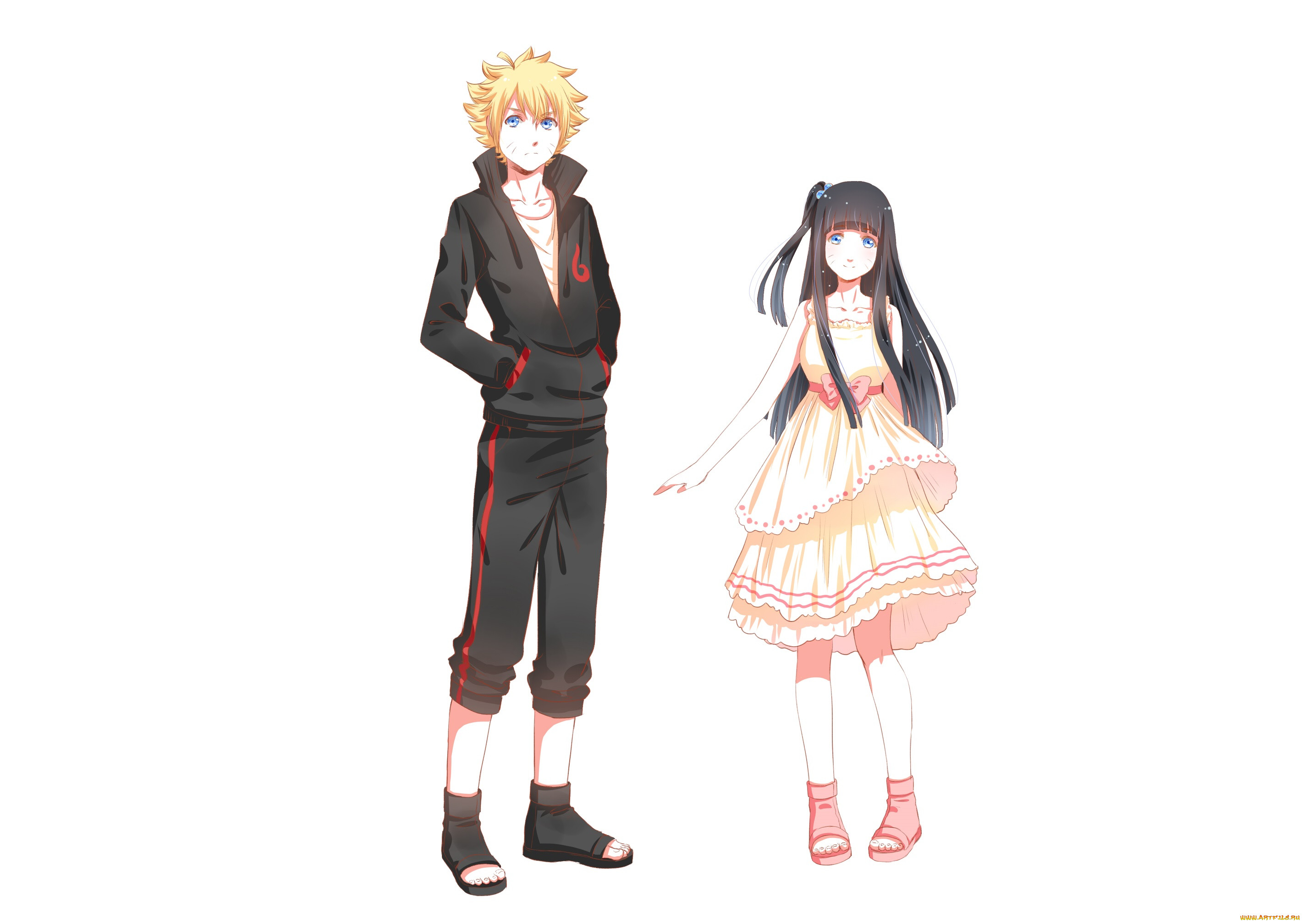 , naruto, haneru, uzumaki, himawari, boruto